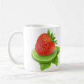 Erdbeere und Limon Kaffeetasse (Links)