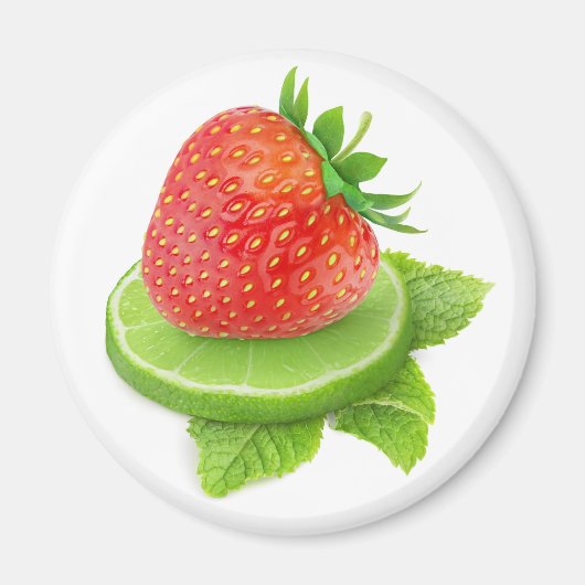 Erdbeere und Limon Magnet (Vorne)