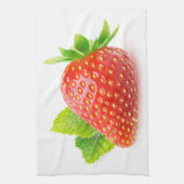Erdbeere und Minze Küchentuch (Vertikal)