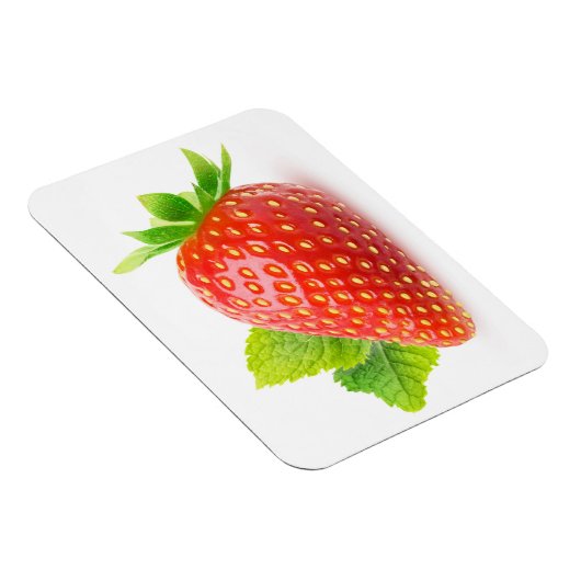 Erdbeere und Minze Magnet (Rechte Seite)