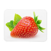 Erdbeere und Minze Magnet (Horizontal)