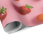 Erdbeere und Tomaten Geschenkpapier (Rolleneckpunkt)