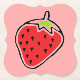 Erdbeere Untersetzer