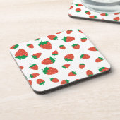 Erdbeere-Untersetzer Getränkeuntersetzer (Linke Seite)