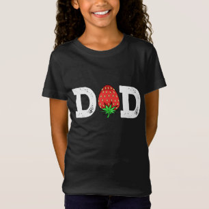 Erdbeere Vater Frucht Lover Fruitarian Vatertag T-Shirt