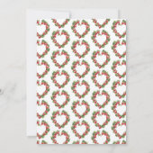 Erdbeere verzauberter Märchengarten Geburtstag Einladung (Rückseite)