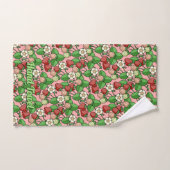 Erdbeere Vine Pattern Badetuch Set (Handtuch)