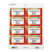 Erdbeere Vintage Fruchtmarken (Vorne)