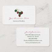 Erdbeere visitenkarte (Vorne/Hinten)