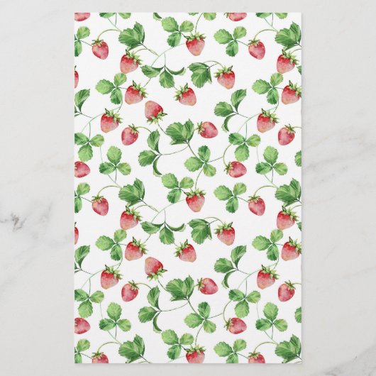 Erdbeere Vorhersagen Spiel Flyer (Hinten)