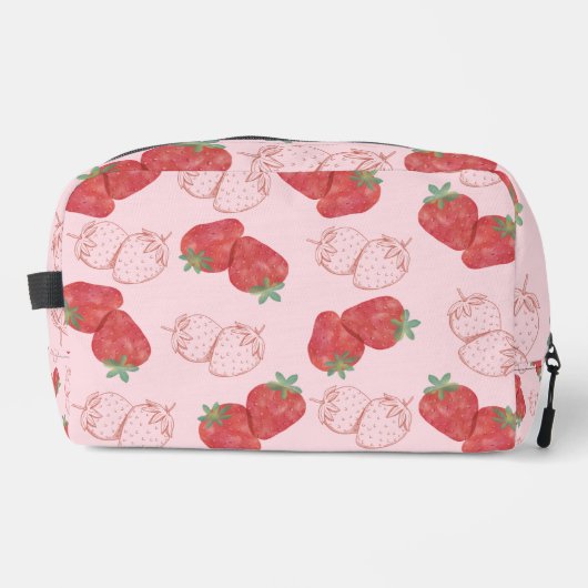 Erdbeere Waschbeutel (Vorderseite)