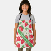 Erdbeere Wasserfarbenes Muster Schürze (Insitu)
