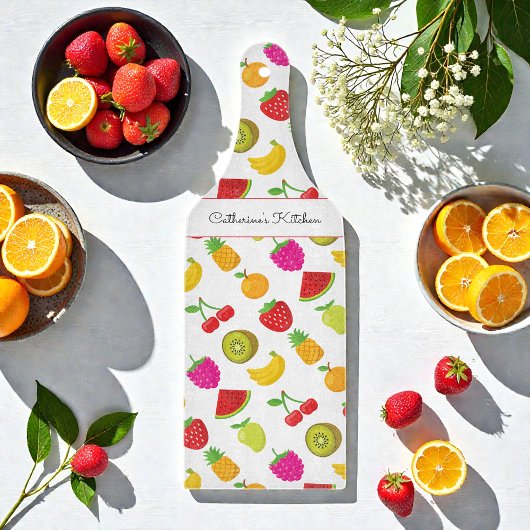 Erdbeere Watermelon Fruchtmuster Schnittboard Schneidebrett
