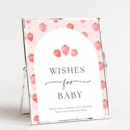 Erdbeere wünscht sich Baby-Signatur