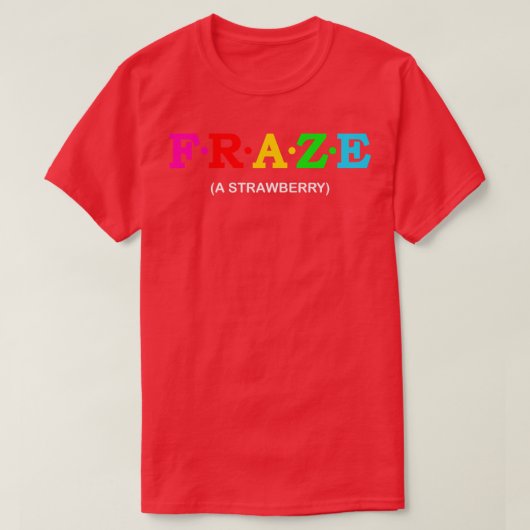 Erdbeere zerteilen 1 T-Shirt (Design vorne)