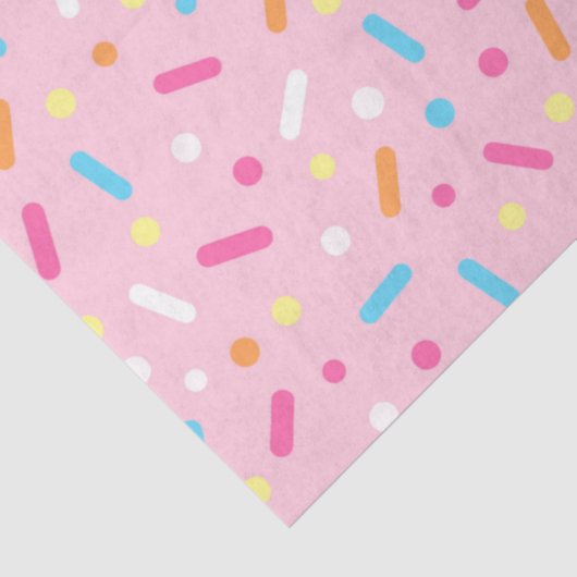 Erdbeere Zuckerguss Icing & Donut Sprinkles Seidenpapier (Ausschnitt)