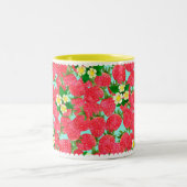 Erdbeere Zwei-Tone-Tasse Zweifarbige Tasse (Mittel)