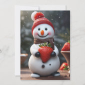 Erdbeereinladung Einladung (Vorderseite)