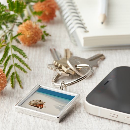 ErdbeerEinsiedlerkrebs | Coenobita Perlatus Schlüsselanhänger (Seite)