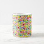 Erdbeereis Frucht Sonne Chevron Tasse (Mittel)