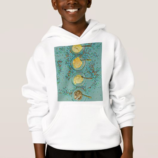 Erdbeereis Hoodie (Vorderseite)