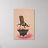 Erdbeereis Leinwanddruck (Vorderseite)