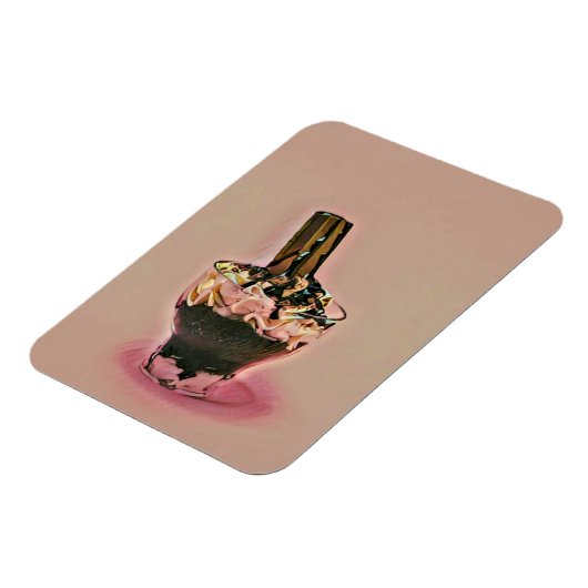 Erdbeereis Magnet (Linke Seite)