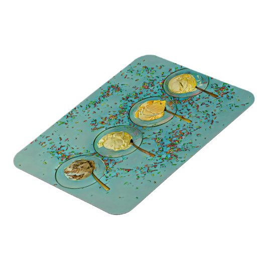 Erdbeereis Magnet (Linke Seite)