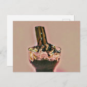 Erdbeereis Postkarte (Vorne/Hinten)