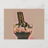 Erdbeereis Postkarte (Vorderseite)