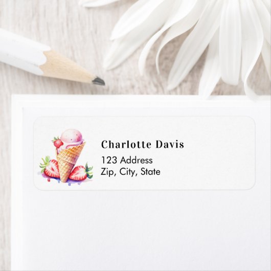 Erdbeereis Rücksendeadresse (Insitu)