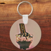 Erdbeereis Schlüsselanhänger (Vorderseite)