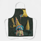 Erdbeereis Schürze (Vorderseite)