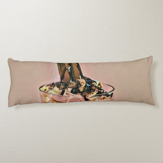 Erdbeereis Seitenschläferkissen (Rückseite)