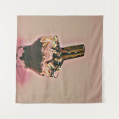 Erdbeereis Wandteppich (Vorderseite (Horizontal))