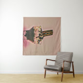 Erdbeereis Wandteppich (Beispiel (Horizontal))