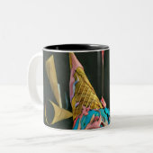 Erdbeereis Zweifarbige Tasse (Vorderseite Links)