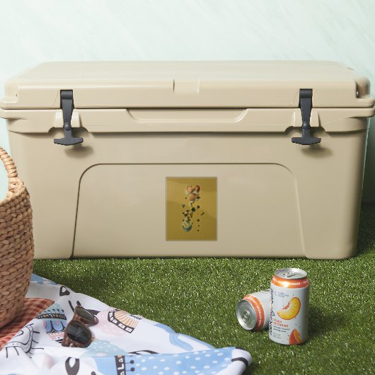 Erdbeereisfrüchte Aufkleber (Kühler)