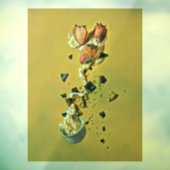 Erdbeereisfrüchte Fensteraufkleber (Blatt 3)