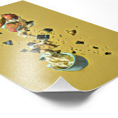 Erdbeereisfrüchte Fotodruck (Ecke)