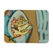 Erdbeereiskuchen Magnet (Horizontal)