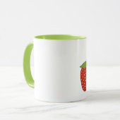 Erdbeeren 3 Tasse (Vorderseite Links)