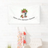 Erdbeeren am Geburtstag eines Eisers Banner (Insitu)