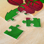 Erdbeeren an einer Branche und Libelle Puzzle (Seite)