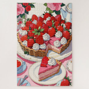 Erdbeeren Anime Puzzle