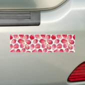 Erdbeeren, Aquarell und Tinte Autoaufkleber (Auf Auto)