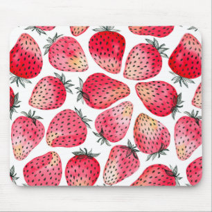 Erdbeeren, Aquarell und Tinte Mousepad