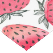 Erdbeeren, Aquarell und Tinte Tischdecke (Schrägansicht)