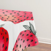Erdbeeren, Aquarell und Tinte Tischdecke (Beispiel)