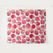 Erdbeeren, Aquarell und Tinte Wandteppich (Vorderseite (Horizontal))